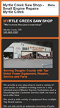 Mobile Screenshot of myrtlecreeksawshop.com